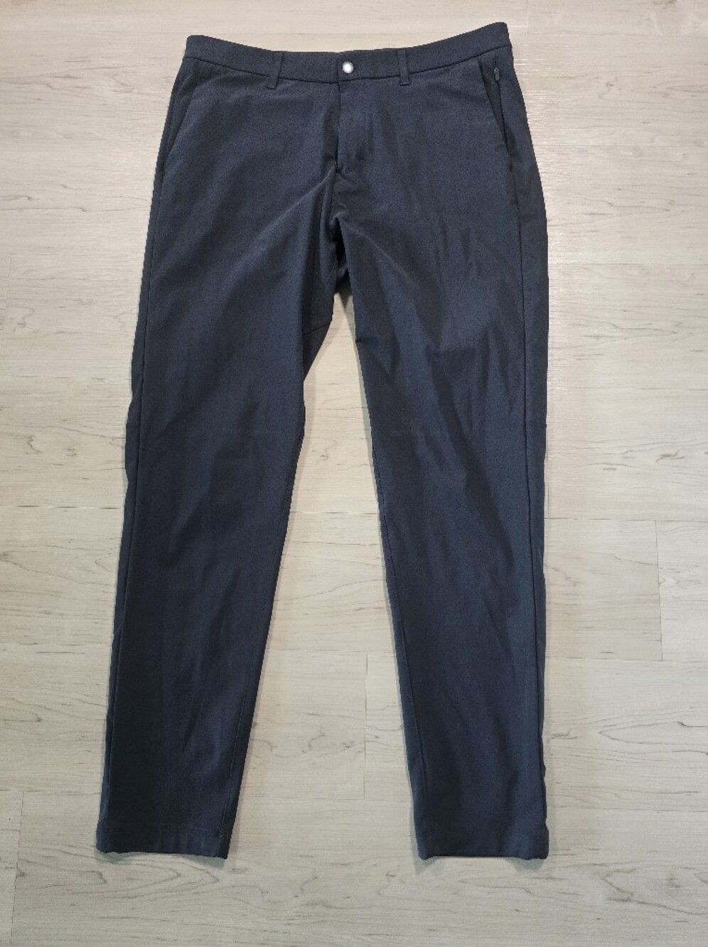 Lululemon Commission Pants Slim Size 36 Black Stretch Performance Chino